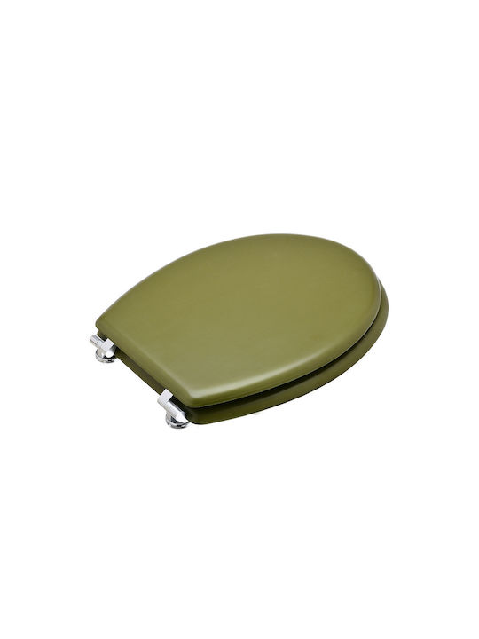 Estia Wooden Toilet Seat Green Essentials 41.5cm