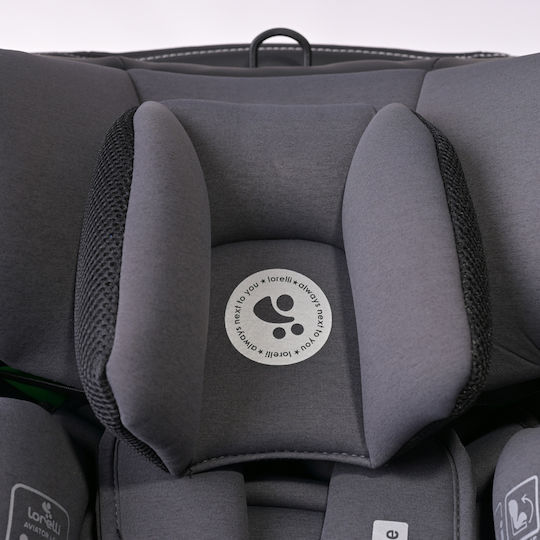 Lorelli Aviator Scaun Auto pentru Copii i-Size cu Isofix Black Jasper 0-36 kg