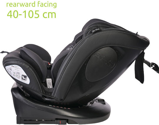 Lorelli Aviator Scaun Auto pentru Copii i-Size cu Isofix Black Jasper 0-36 kg