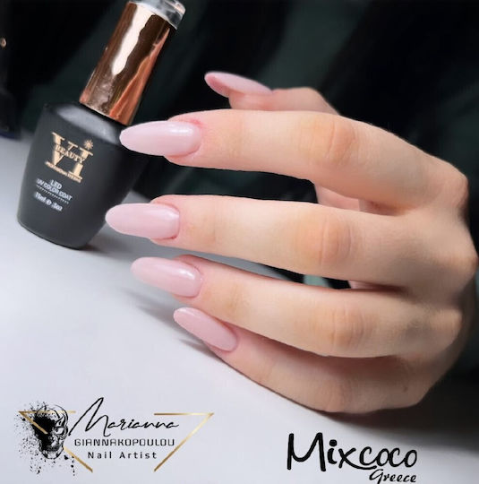 Beauty VI Semi-Permanent Nail Polish Baby Powder 15ml 1pcs
