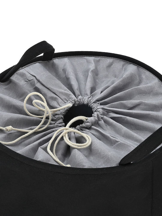 Estia Fjord Laundry Basket Fabric 36x36x50cm Black