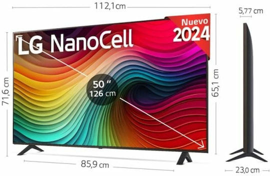 LG Smart Television 50" 4K UHD LED NanoCell NANO82 HDR (2024)