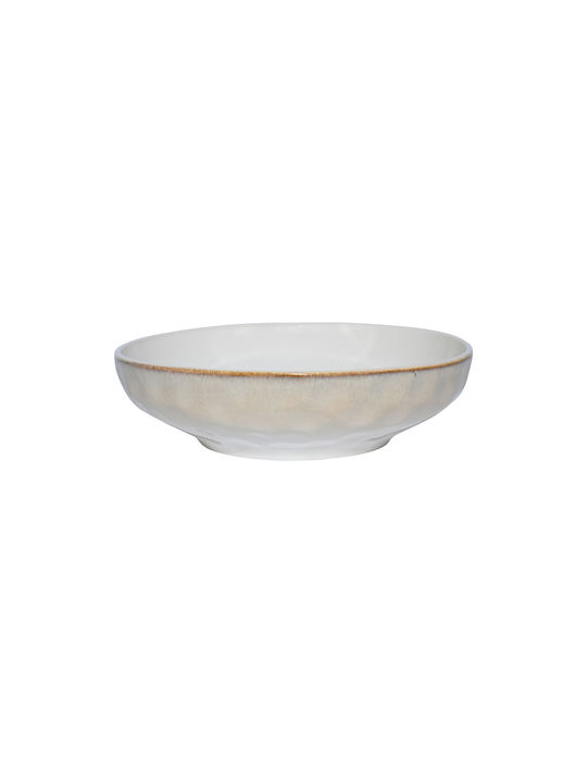 Estia Vignette Stoneware Σαλατιέρα Κεραμική Λευκή 26x26x8.5cm