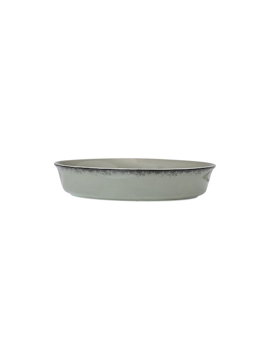 Estia Pearl Porcelain Salad Bowl Gray 23x23cm