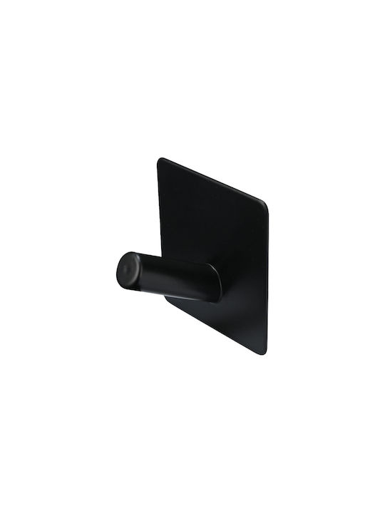 Estia Single Wall-Mounted Bathroom Hook Black