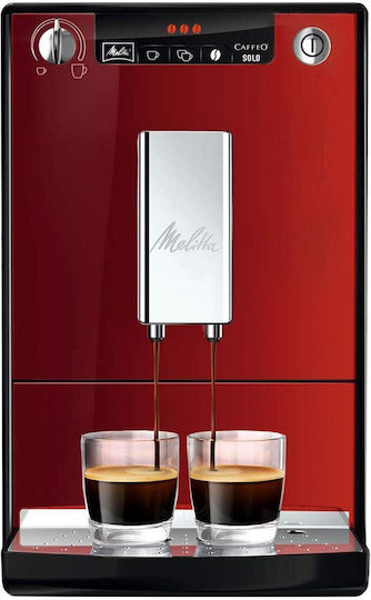 Melitta Solo Automatic Espresso Machine 1400W Pressure 15bar Red