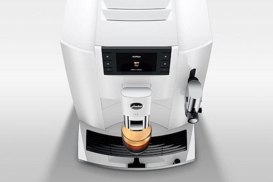 Jura E8 Piano Automatic Espresso Coffee Machine 1450W Pressure 15bar with Grinder Piano White 15585