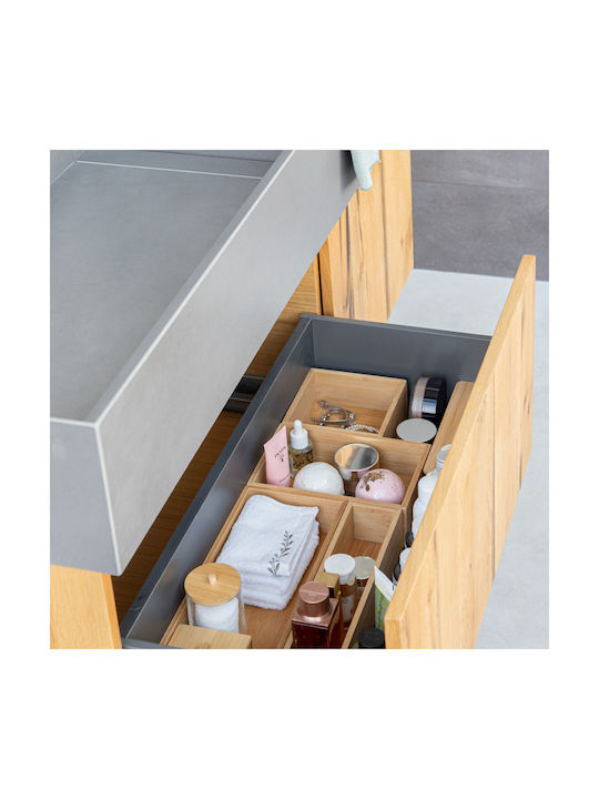 Estia Bamboo Essentials Кухненски организатор на стелажи Дърво в Бежов Цвят 38x15x7см