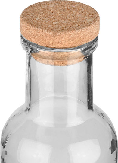 Estia Bottle Water Glass with Cork Gray 1000ml