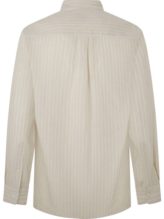 Pamphill Λινό Πουκάμισο 839/base Beige