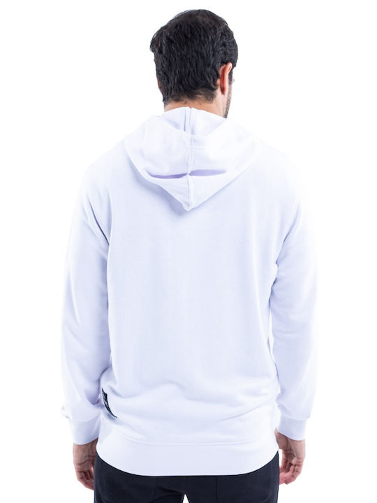 District75 Herren Sweatshirt Jacke white