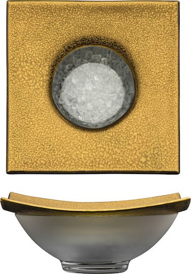 Eisch Servierschüssel Rund Gold mit Durchmesser 25.5cm 2Stück