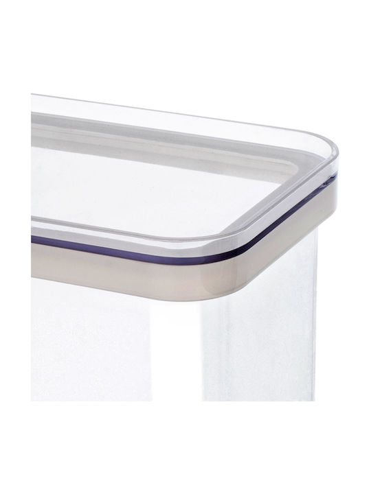 Estia Vase General Use with Lid Plastic Transparent 1650ml