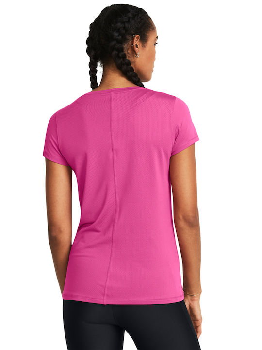 Under Armour Γυναικείο Αθλητικό T-shirt Fast Drying Φουξια