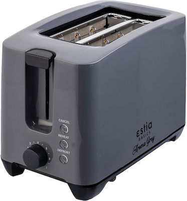 Estia Toaster 2 Slots 750W Gray