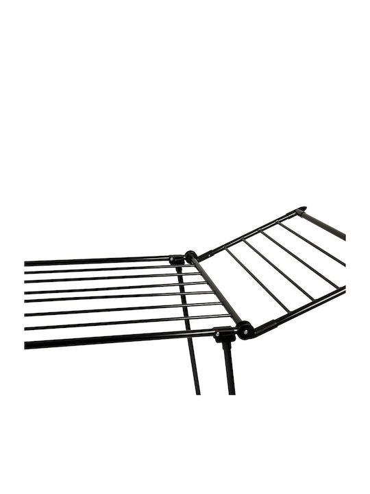 Estia Metallic Folding Floor Clothes Drying Rack with Hanging Length 15m