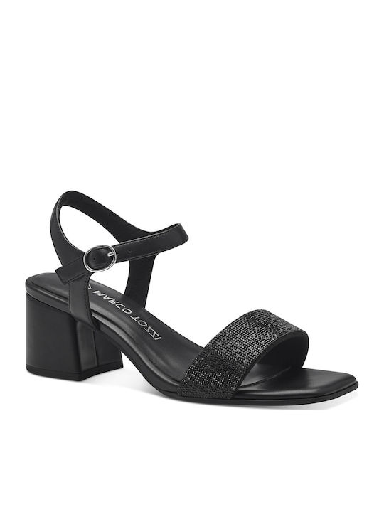 Sandalen Anatomisch mit Strass Schwarz