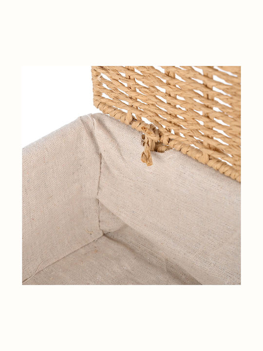Estia Botanica Wooden Storage Box with Lid Beige 36x27x13cm 1pcs