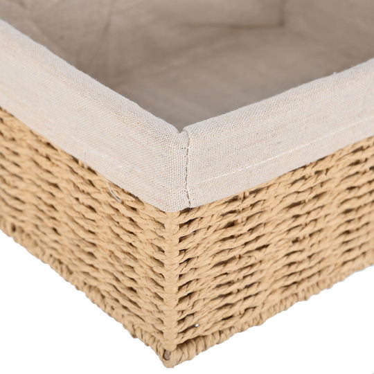 Estia Botanica Lemn Cutie de Depozitare Bej 28x20x10cm 1buc