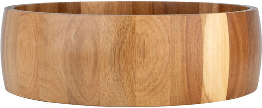 Estia Fruit Bowl Wooden Brown 30x30x9cm