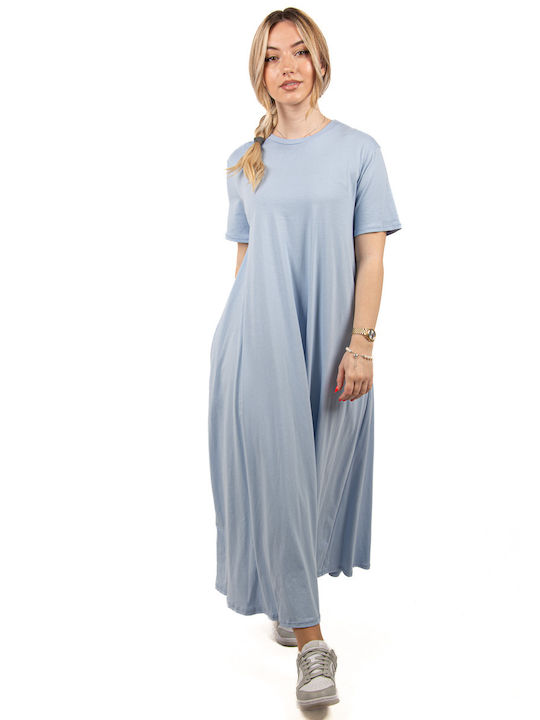 T-Kleid Blaues Kleid