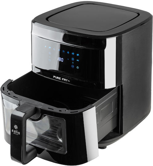 Estia Pure Fry Xl Friteuză cu aer 9.1lt Negru