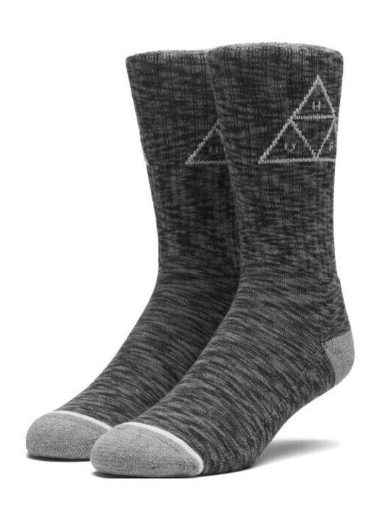 HUF Melange Triple Triangle Чорапи Black 1Пакет