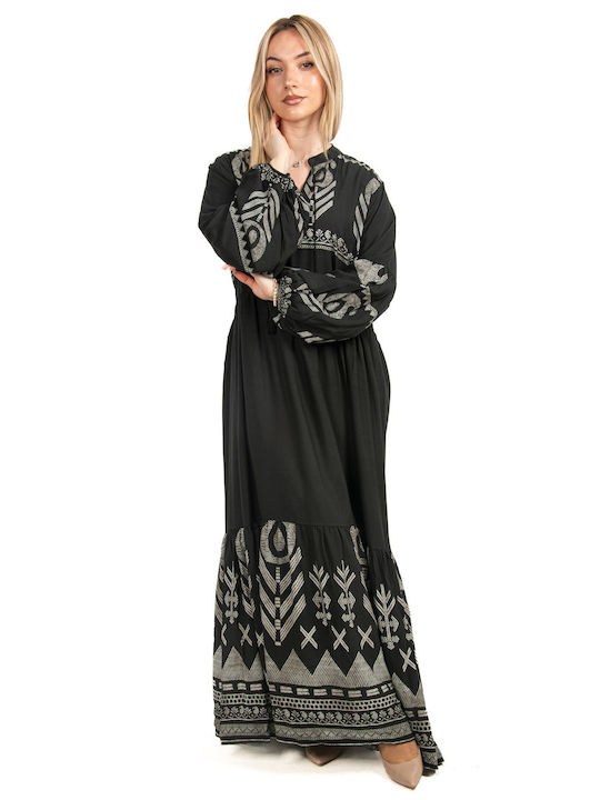 Black Caryatid Dress