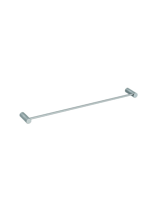Orabella Single Wall-Mounted Bathroom Rail ​60x7.5cm Silver