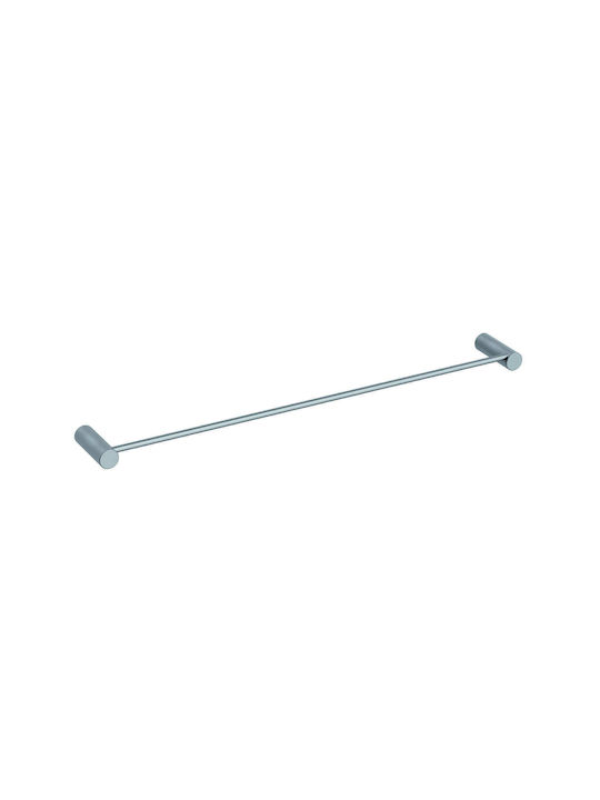 Orabella Single Wall-Mounted Bathroom Rail ​60x7.5cm Silver