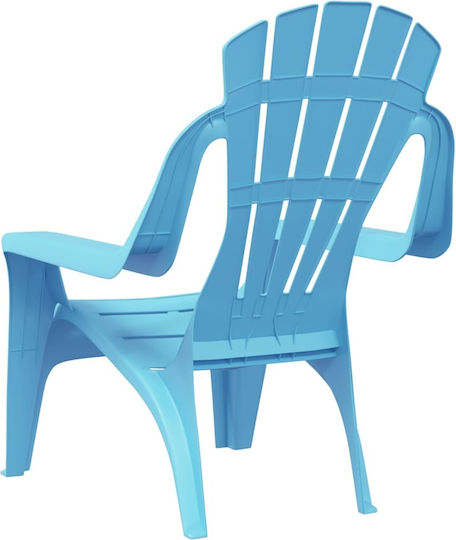 Outdoor-Stuhl Polypropylen Blue 2Stück 37x34x44εκ.