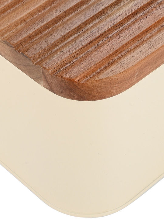 Estia Allure Bread Box Metallic Beige 42x23x13cm