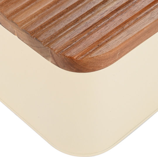 Estia Allure Bread Box Metallic Beige 42x23x13cm