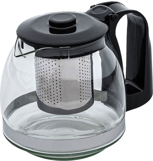 Glass Teapot 700ml Stainless Filter Glass Teapot 700ml Stainless Filter