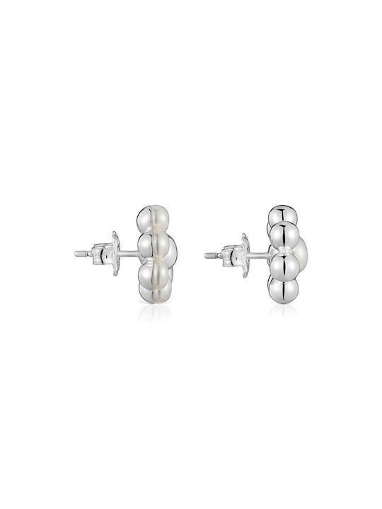 Tous Earrings from Silver with Pearls