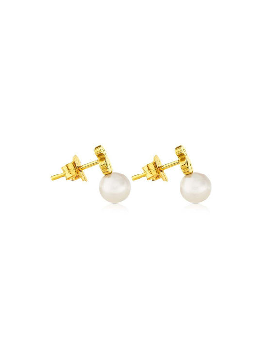 Tous Earrings with Pearls