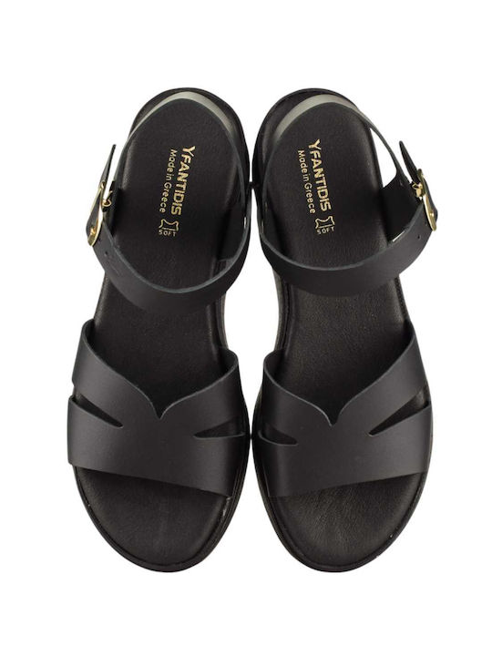 Yfantidis Women's Sandals Black