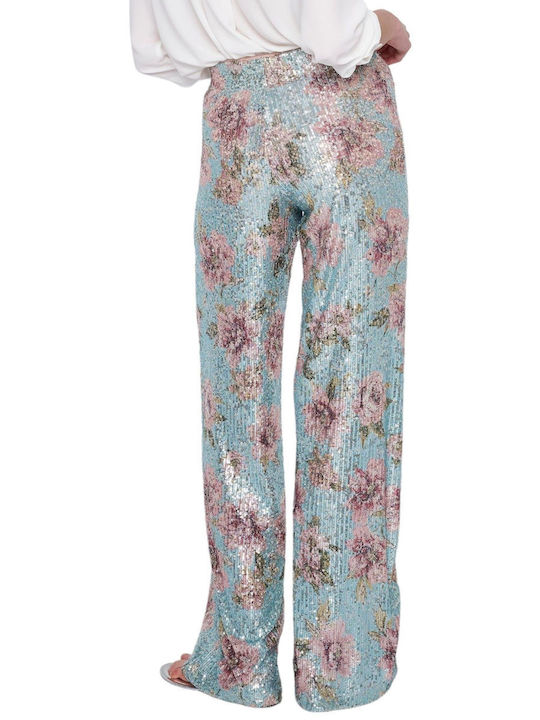 Ale - The Non Usual Casual Femei Tesatura Pantaloni Floral MULTICOLOR 81003066