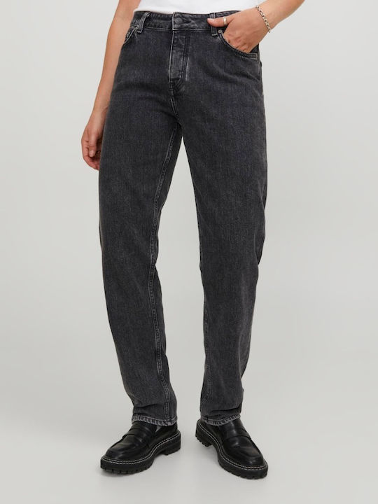 Γυναικείο Jean Παντελόνι σε Ίσια Γραμμή Black