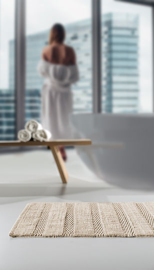 Guy Laroche Πατάκι Μπάνιου Βαμβακερό Rocco 1127091218021 Natural 40x60εκ.