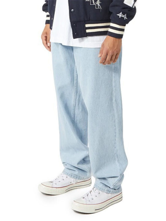 Ανδρικό Παντελόνι Τζιν με Relaxed Baggy Εφαρμογή Light Blue