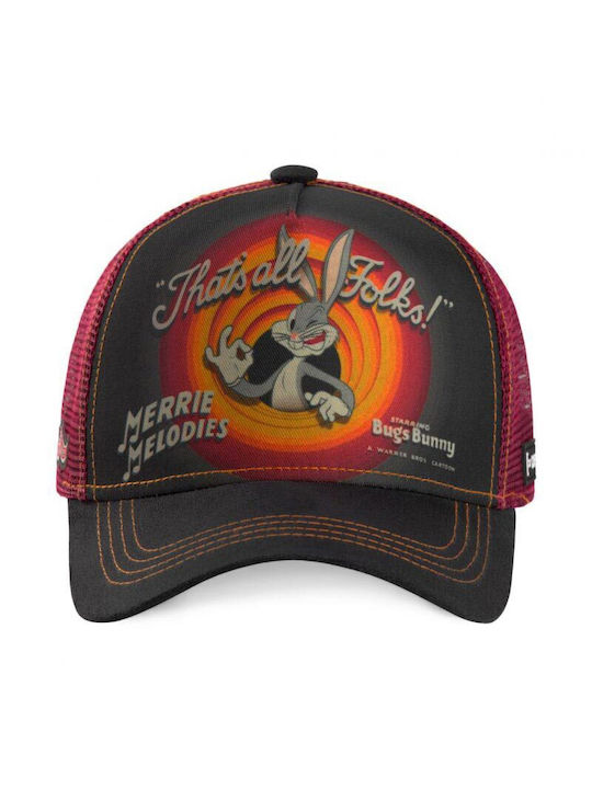 Capslab Looney Tunes Bugs Bunny Classic Women's Trucker Cap Gray