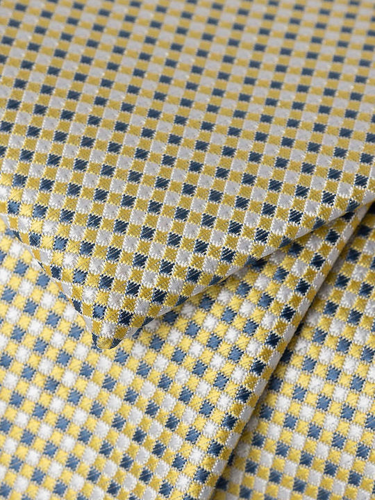 The Bostonians Men's Tie Silk Printed in Yellow Color