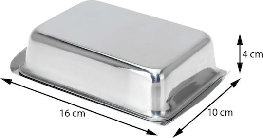 Excellent Houseware Oilcloth Stainless Steel 16x10x4 Cm Silver