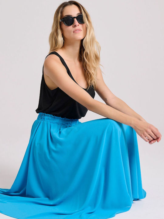 Midi Skirt Blue