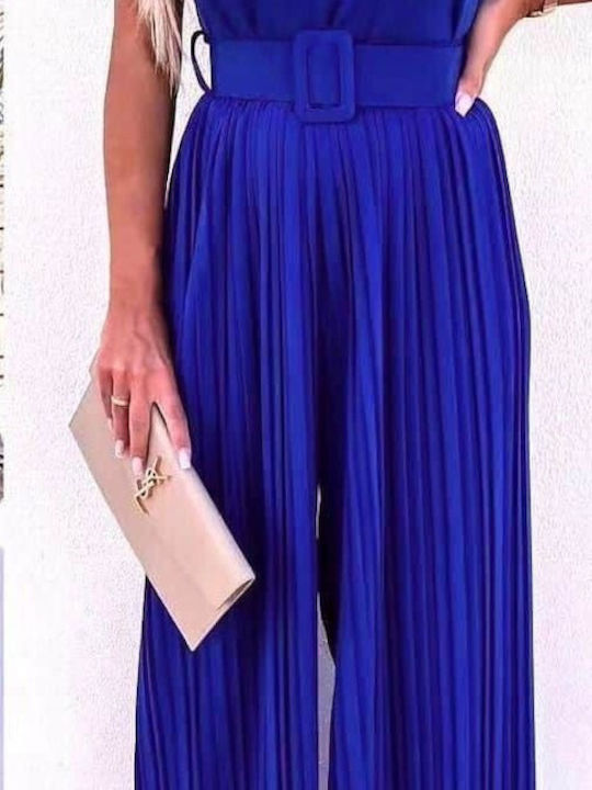 Woman's Fashion Women's One-piece Suit Blue