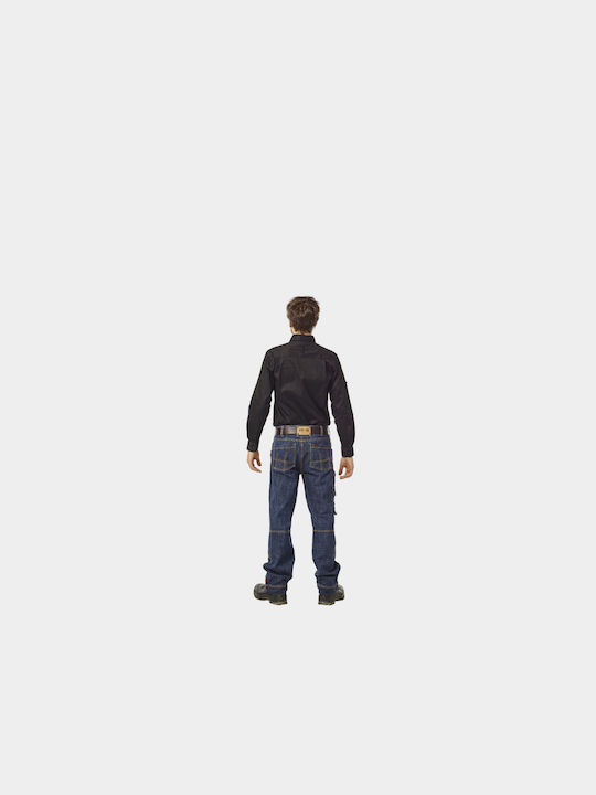 Herock Arbeitshose Jeans Blau