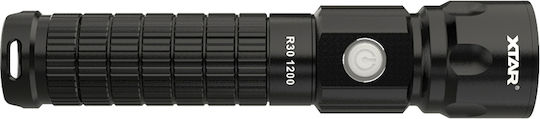 XTAR Rechargeable Flashlight LED IPX6 with Maximum Brightness 1200lm