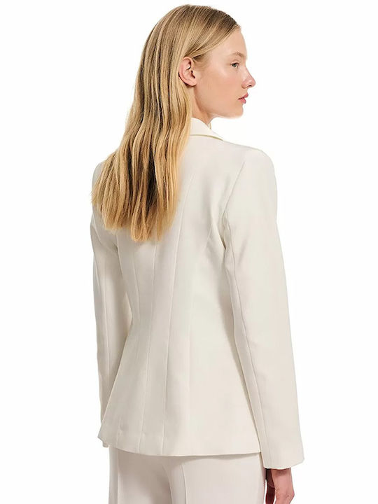 Forel Blazer pentru femei Sacou White