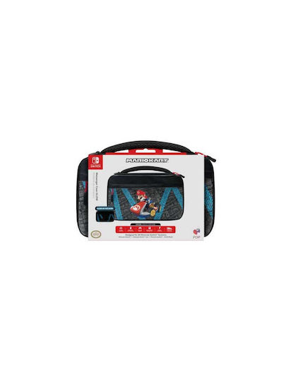 PDP Case Mario Kart Glow Υφασμάτινη Θήκη Μεταφοράς για Κονσόλα Switch Μαύρη